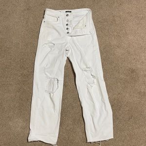 White ripped jeans, Wild Fable, Size 0